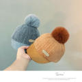 Chenille fabric children winter hats basketball cap